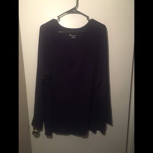 Dark purple long sleeve tee
